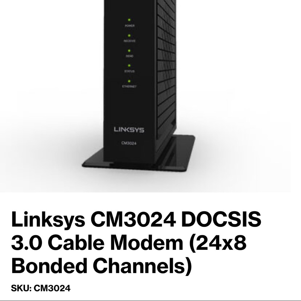Linksys DOCSIS 3.0 Cable Modem - Picture 4 of 4